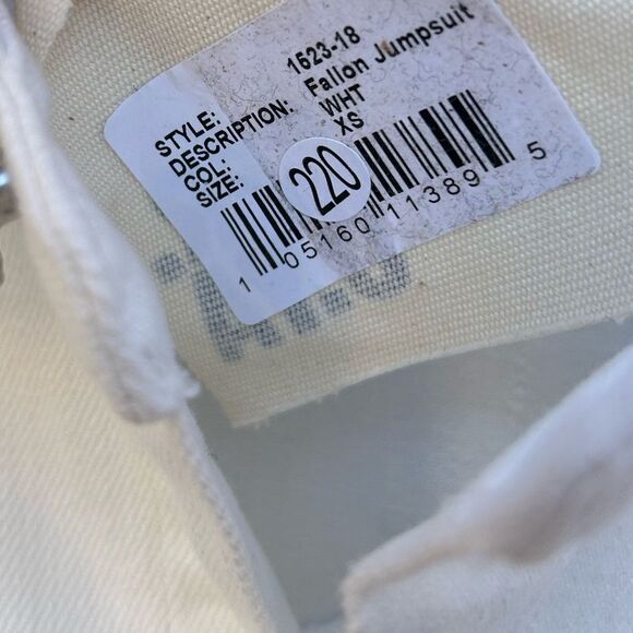 SER.O.YA Fallon Jumpsuit white NWT - Picture 7 of 12